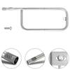 52*19cm Burner For Weber Q200/Q220/Q2000/Q2200 Silver