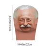 Trendy Double-sided Printing 3D Full Face Mask Sunscreen Headgear Elastic Mesh Mask Funny Celebrity Face Riding Scarf