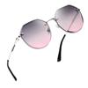Feisedy UV400 Polygonal Popular Fashion Sunglasses with Colored Perfect for and Small B1263 Women's Sunglasses, Protection, Frame, Lenses, Travel,