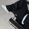 2025 Spring Y2K Rap Style Casual Embroidered Logo Loose Fit Couple Pants for Men and Women