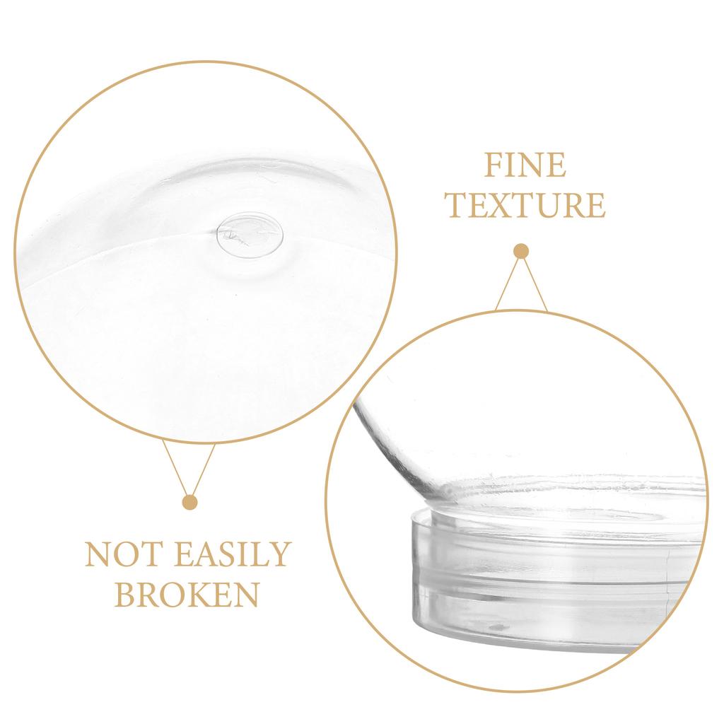 10pcs DIY Snow Globe Water Globe Christmas Plastic Snow Water Globe Kit for Diy Craft Christmas Ball Making Supplies Party Decor