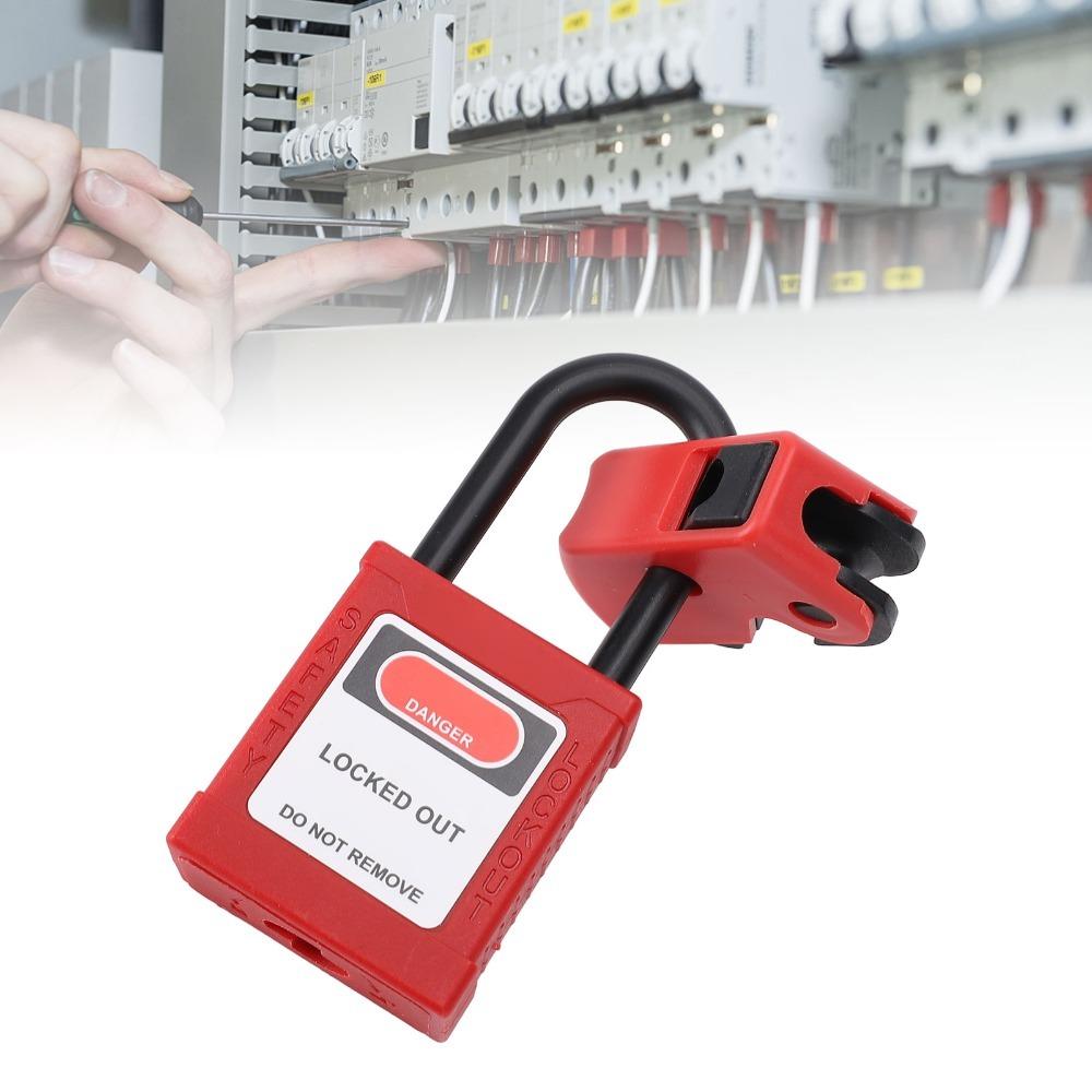 Red Breaker Lockout Padlock Kit 3 Kits in 1 Circuit Breaker Lockout Kit Factory