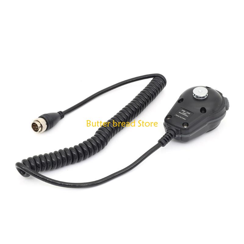 W89C HM-180 8pin Handheld Microphones -101 Replacement Outdoor Communication Mic Plastic Speaker Device for IC-M700 IC-M710