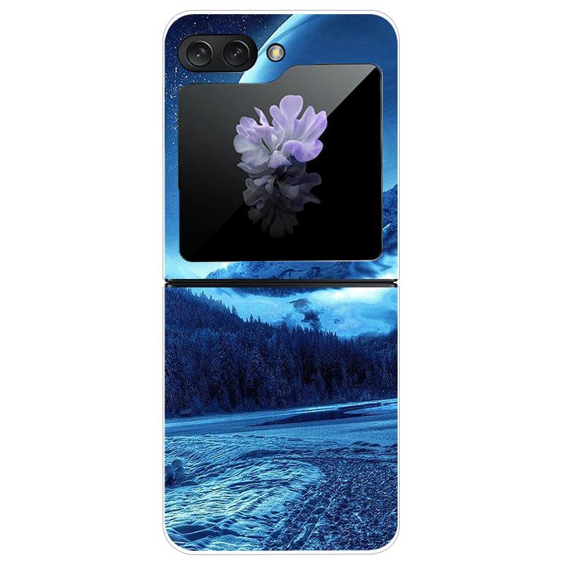 For Samsung Z Flip7 Hard Case ZFlip7 5G Transparent PC Phone Cases For Galaxy Z Flip 7 Fashion Cartoon Clear Protective Fundas