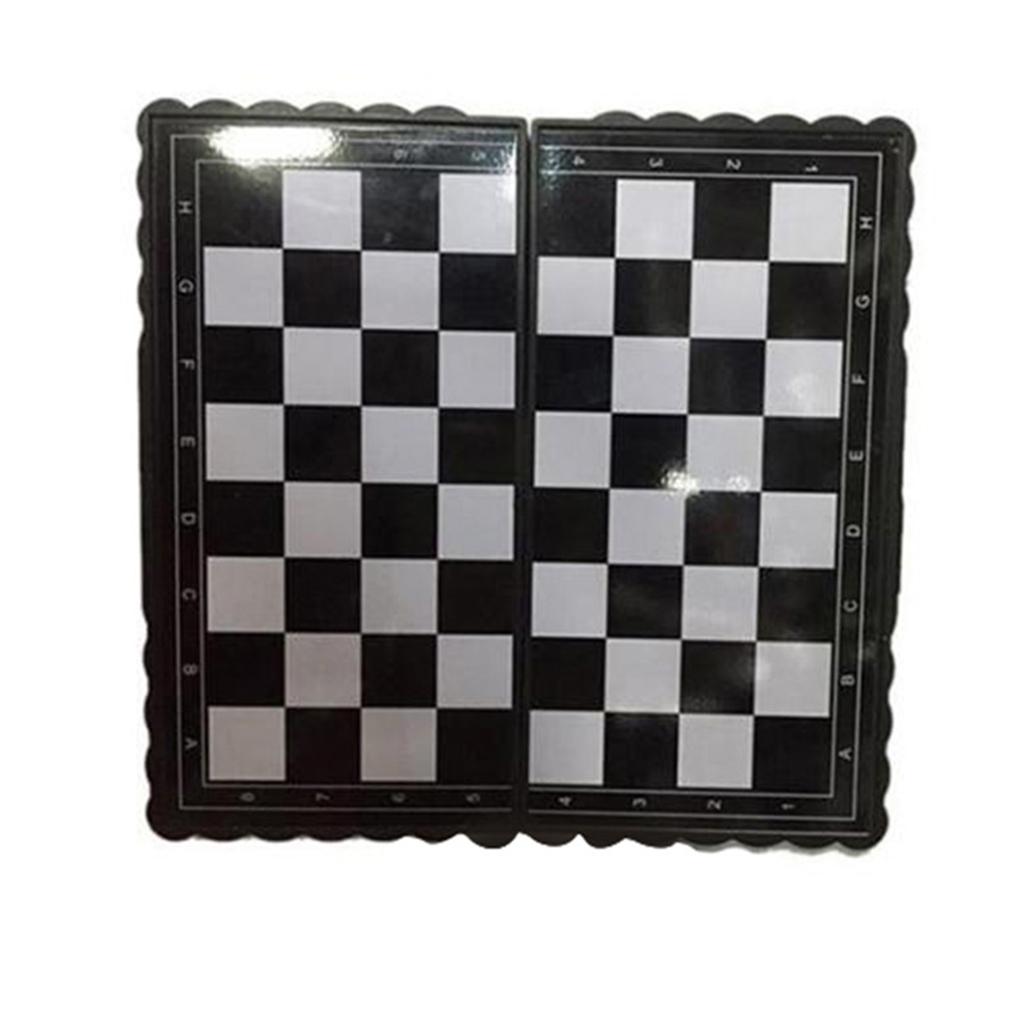 Chess Set Folding Plastic Chessboard Lightweight Board Game Home Outdoor Portable Kid Toy