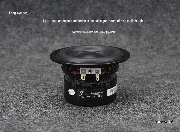 Subwoofer HiFi da 4 pollici: Altoparlante con Corsa Lunga, Escursione Profonda e Bassi Potenti