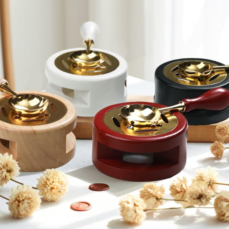 Easy to Use Sealing Wax Craft Set for Experts Wood Tool Included Smooth Operations