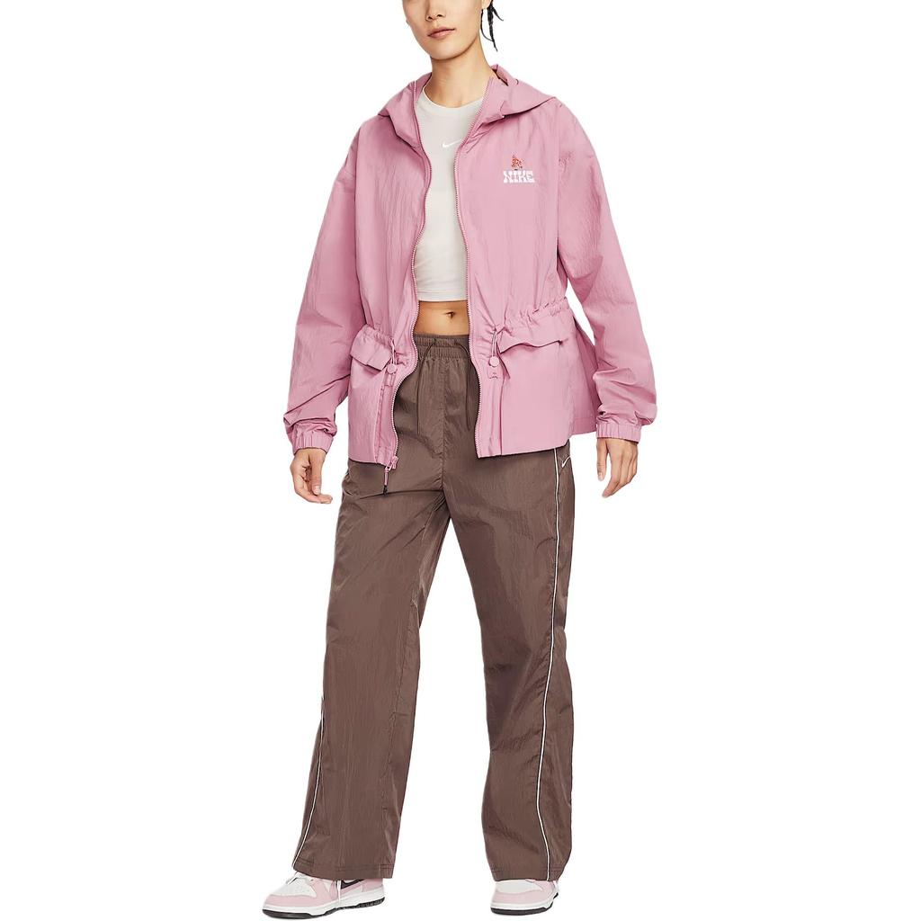 Nike Jackets Women's Pink Hooded Moderate Other IF0609-668