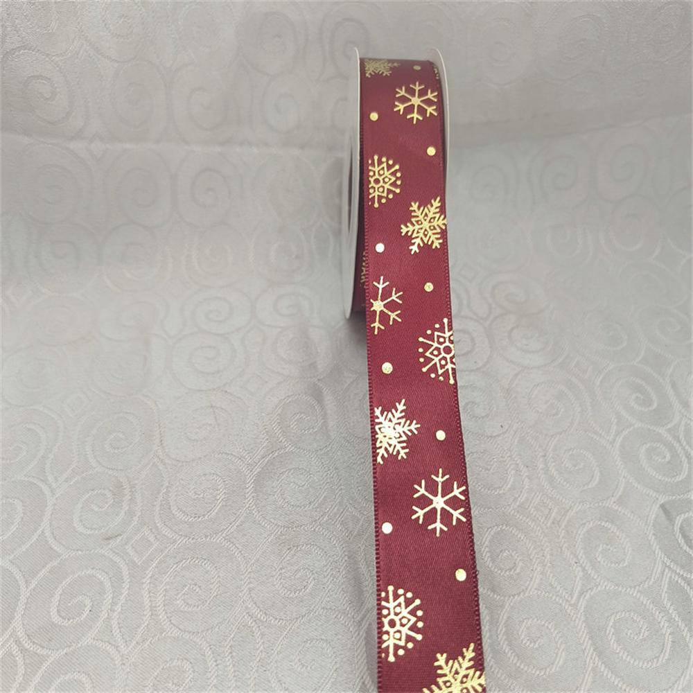 Christmas Ribbon Densely Woven Bright Colors Light Luxury High Demand For Christmas Crafts Christmas Ribbon Packing Ribbon