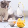 Pet Self,Entertainment Toy, Toy with Spinning Wheel and Bell Ball, Interactive Boredom Relief Pet Supplies for Cats
