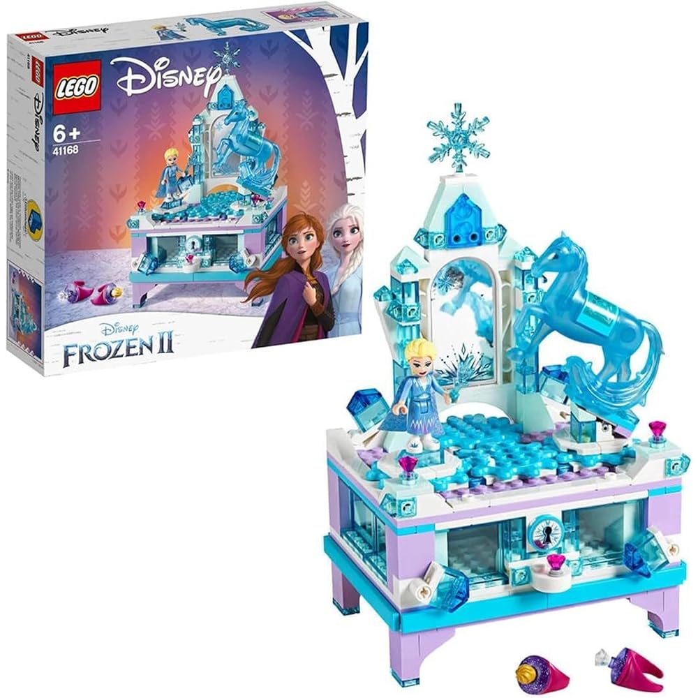 LEGO Disney Princess Elsa Jewelry Box 41168 with Storage Compartment and Colorful Design