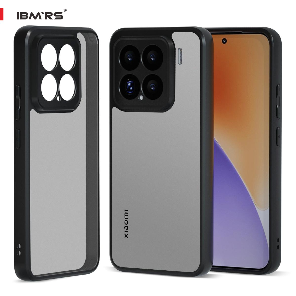 

(Comes with wrist strap)Ibmrs for Xiaomi 15 case,Accossories with Full Camera Len Protector Durable Shockproof practical Cellphone Cover Black camo matte black матовый черный