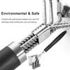 3in1 Grill Brush and Scraper with Handle Safe BBQ Brush Stainless Steel Bristle Grill Grate Cleaner for Grilling Grates Tool
