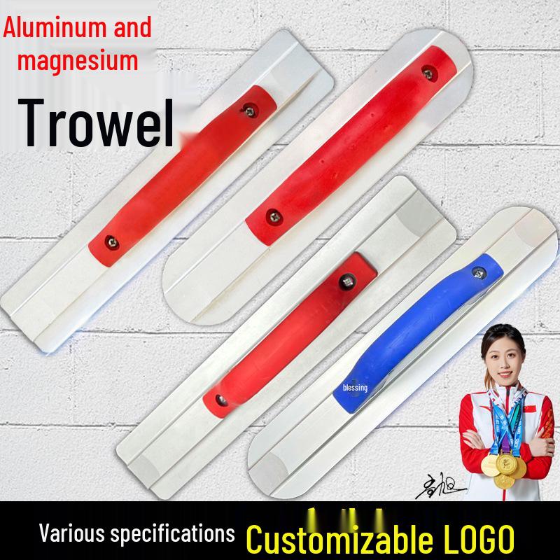 Aluminum Magnesium Trowel Putty Knife for Concrete Leveling