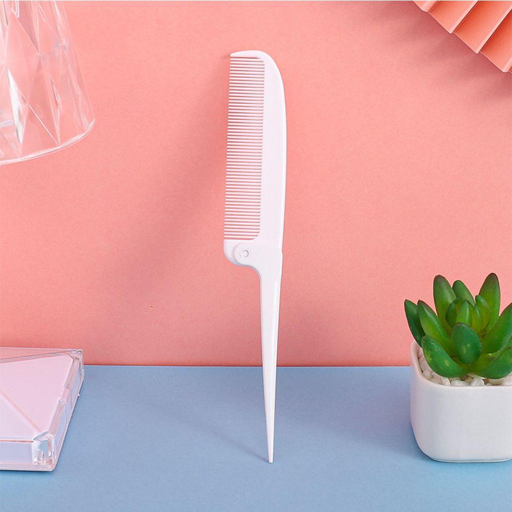 Tools Barber Hairdressing Hair Dye Brush Folding Hair Comb Head Massager Pointed Tail Hair Brush