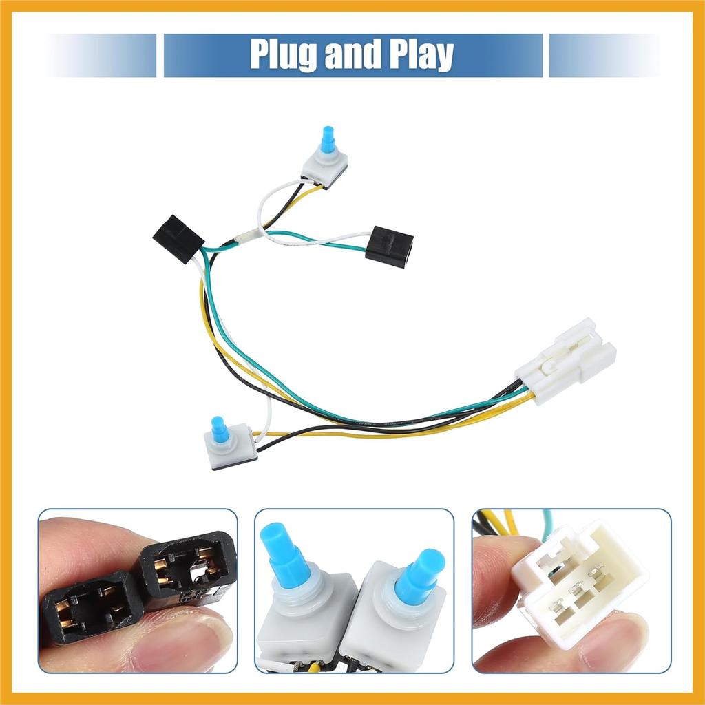 Overhead Console Map Light Wiring with Switches for Dodge for Ram 1500 2500 3500 1999-2002 05013609AA 5013609AA Replacement