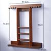 Solid Wood Wall-Mounted 8-Cue Rack