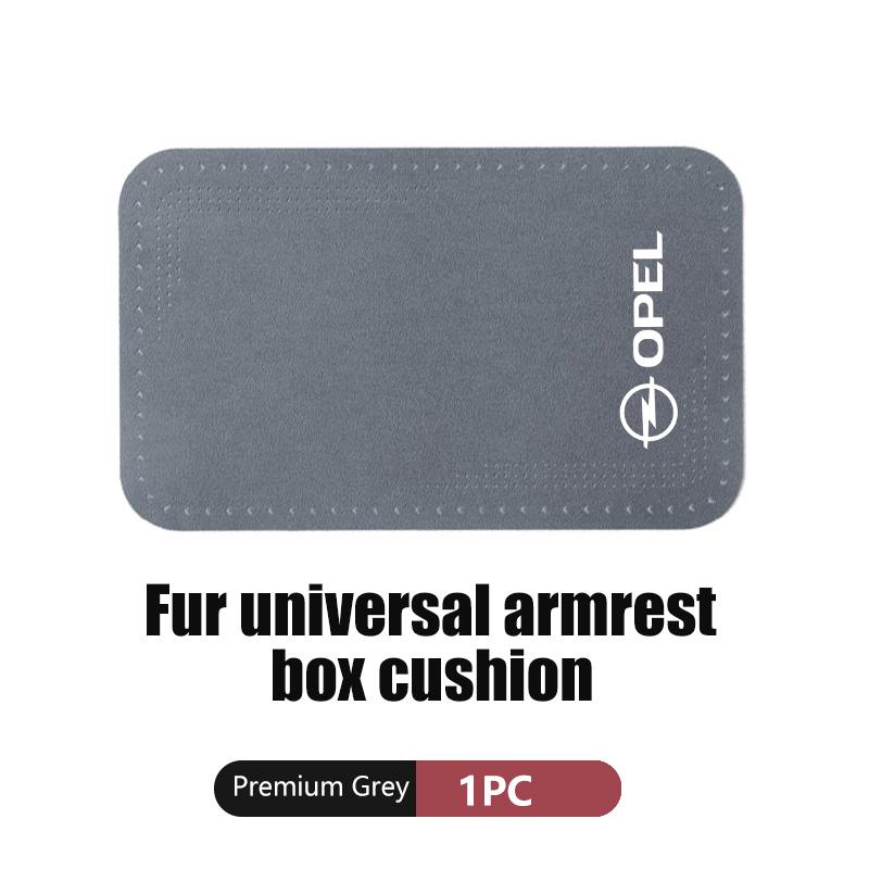 Suede Car Central Armrest Pad Scratch Resistant Anti Slip Cushion For Opel ADAM ASTRA J K CORSA E INSIGNIA MOKKA VIVA Meriva