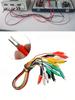 10PCS Alligator Clips Electrical DIY Test Leads Alligator Double-ended Crocodile Clips Roach Clip Test Jumper Wire 46CM