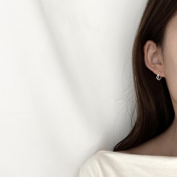 [Silver925] Daily One Touch Earring (S7028324)