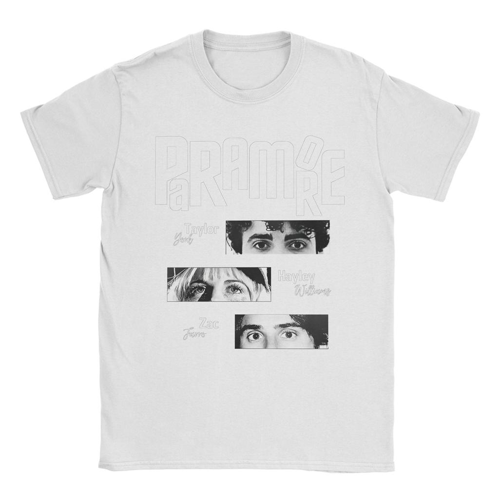 Rockband Paramore T-Shirts Herren Lustige Reine Baumwoll-Tees Rundhals Kurzarm T-Shirt Neuankömmling Kleidung