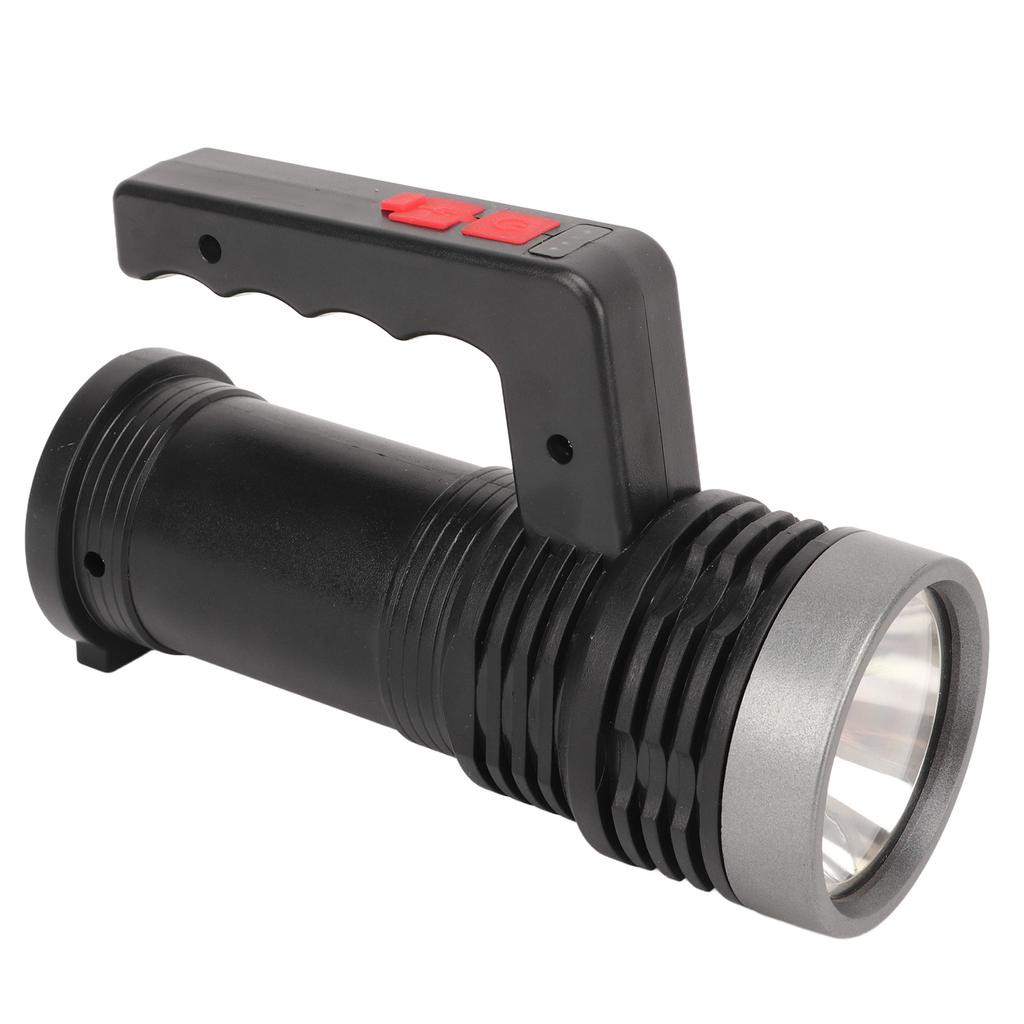 LED Flashlight USB Rechargeable IPX4 Waterproof Aluminum Alloy Portable LED Searchlight with COB