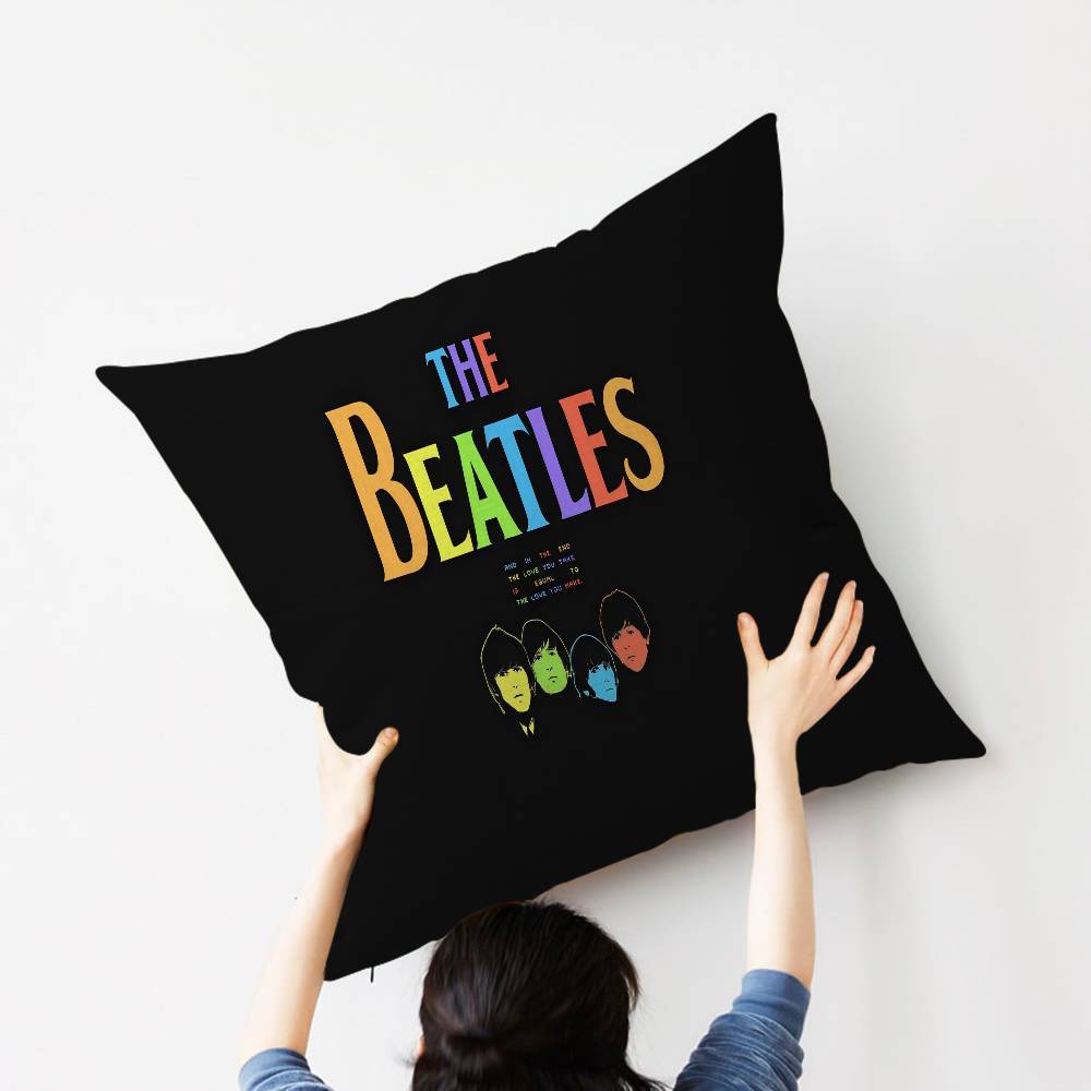 Band The-B-Beatles Cushion Cover Decorative Pillow Sofa Home Decor Case Pillow Cases