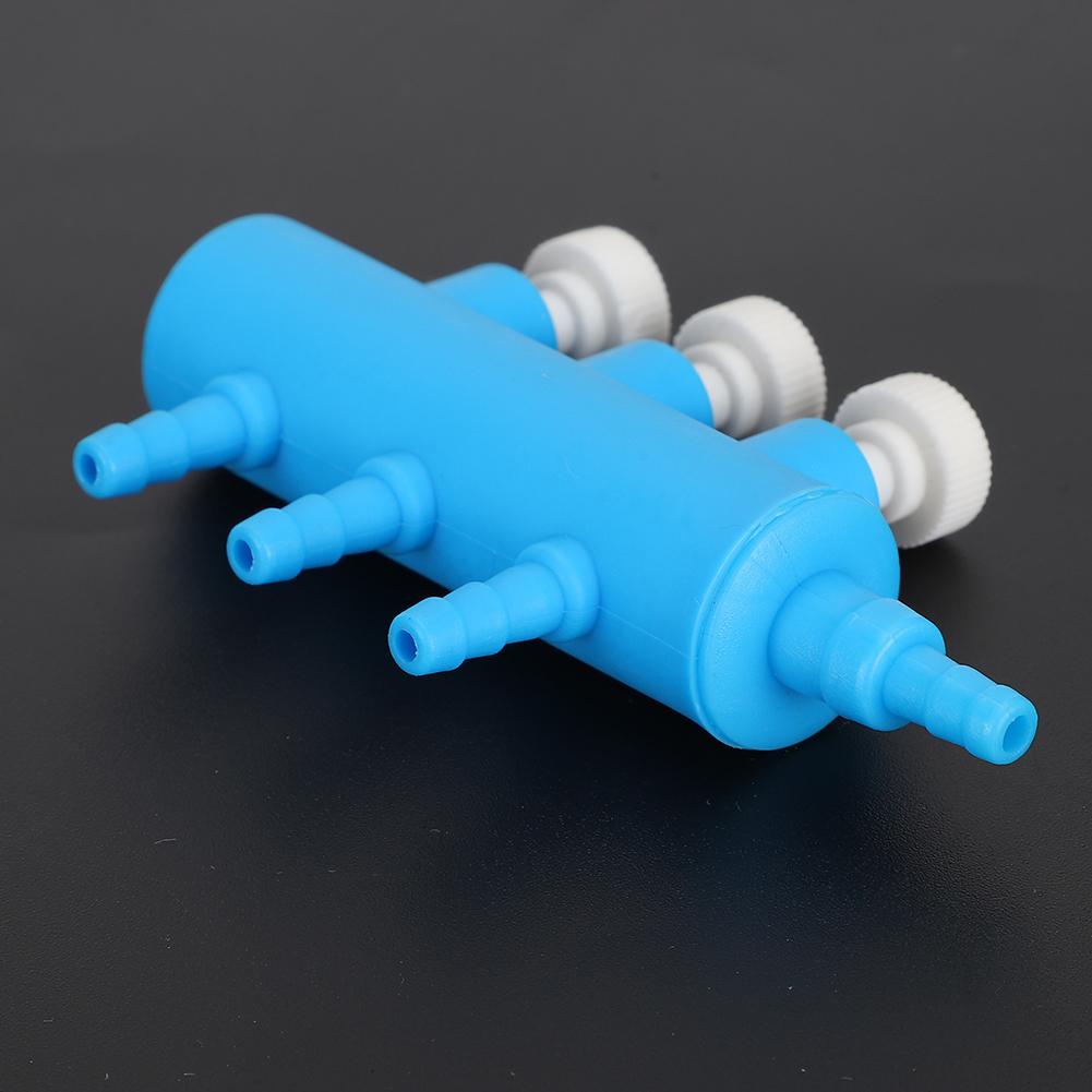 2pcs Fish Tank Air Splitter Air Pipe Distributor Aquarium Oxygen Pump Adapter Accessory3 Way