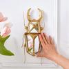 Creative Golden Insect Mirror Insect Beetle Resin Handicraft Mirror Pendant Wall Decoration Mirror Wall Hanging Centipede Room D
