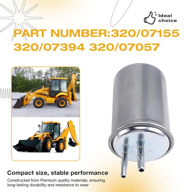 Diesel Fuel Filter Replacement Part Numbers 320/07155 320/07394 320/07057 For JCB 2CX X 4CX Construction Machinery Engines