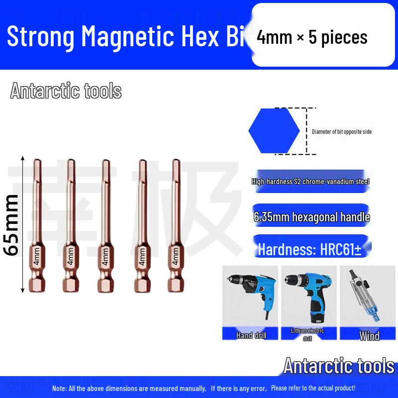 Industrial-Grade Strong Magnetic Hex Bit Extension for Electric & Pneumatic Screwdrivers and Drills