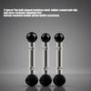 Adjustable Double Ball Head Tablets Stand for Flexible Viewing Angled Stainless Steel Construction NonSlip Design