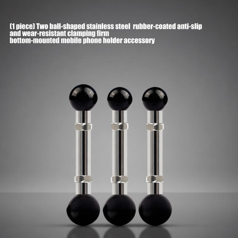 Adjustable Double Ball Head Tablets Stand for Flexible Viewing Angled Stainless Steel Construction NonSlip Design