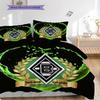 Set Copripiumino Trapuntato con Fantasia Borussia Federe Decorazione per la Casa Regalo di Compleanno (1 * copripiumino + 2 * federa, senza nucleo)