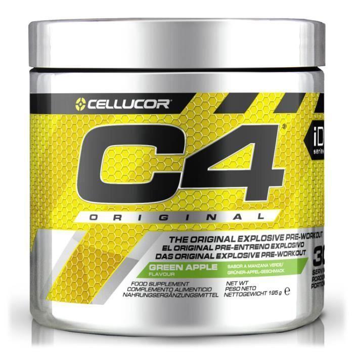 Arborescence Pre-workout Cellucor - C4 Original Pre-workout - Groene Appel 195g