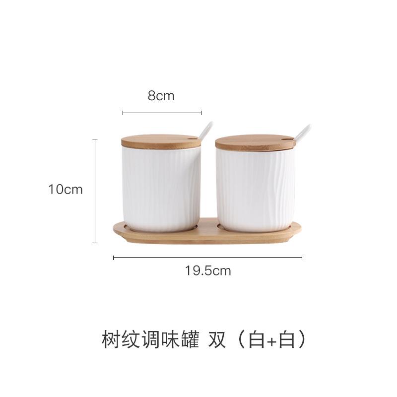 

Скандинавская керамическая банка для приправ, набор коробок для приправ, креативная кухонная бытовая солонка, сахарница, стойка для приправ, контейнер для еды CHINA