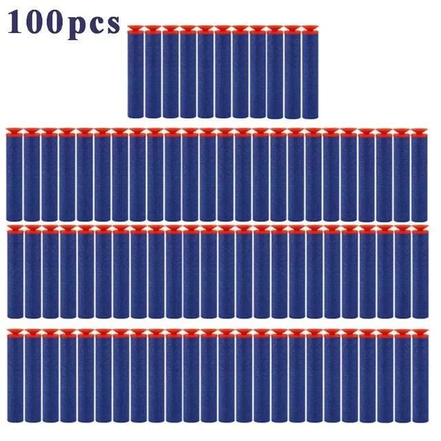 New Sucker Darts Bullets 100pcs 7.2cm Foam Bandolier Accessories For N-strike Elite Series Safe Toy Parts Kids Outdoor Toys