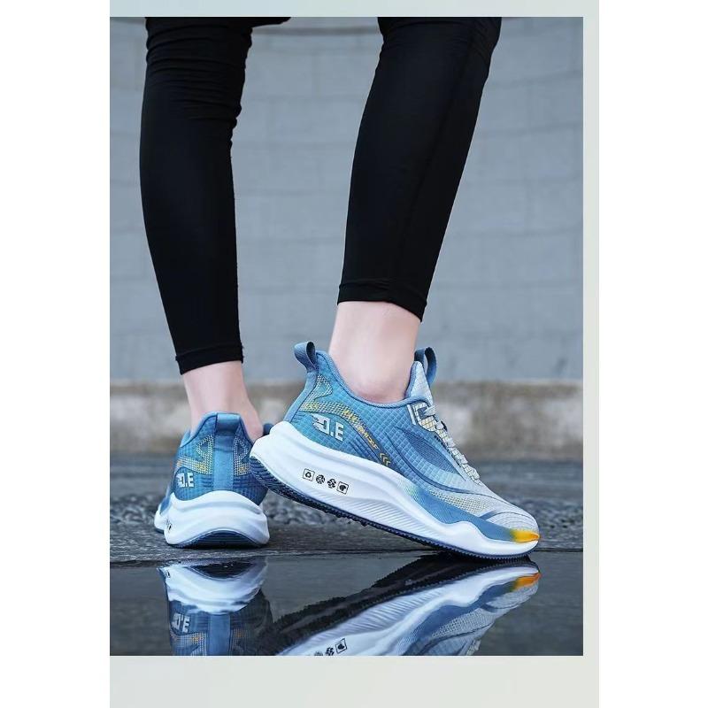 Men's Summer New Arrival Fly-Knit Mesh Casual Shoes – Breathable Cushioned Athletic Sneakers, Soft-Sole Student Shoes, Lightweight Running Footwear