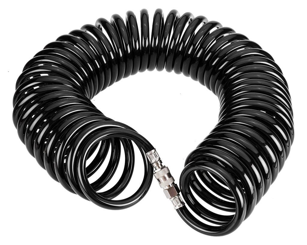 Spiral pressure hose 10.0 x 15 mm, 15 m, PU