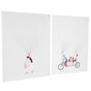 2Set Cartoon Pattern Fingerprint Painting DIY Signature Guest Book Wedding Birthday Party Decor