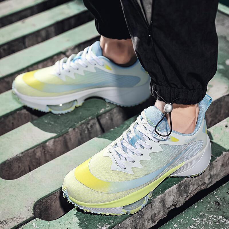 

Marathon zoom breaking two racing carbon board running shoes men s 2nd generation ultra-light shock absorption, non-slip and breathable casual sports 44