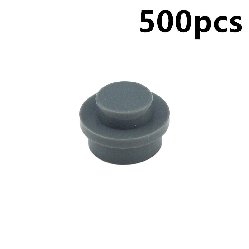Lamp Block Bricks Transparent 1x1 Dot Size DIY Brick Playset Thin Figures Creative DIY Sea Water Brick Fits For 4073