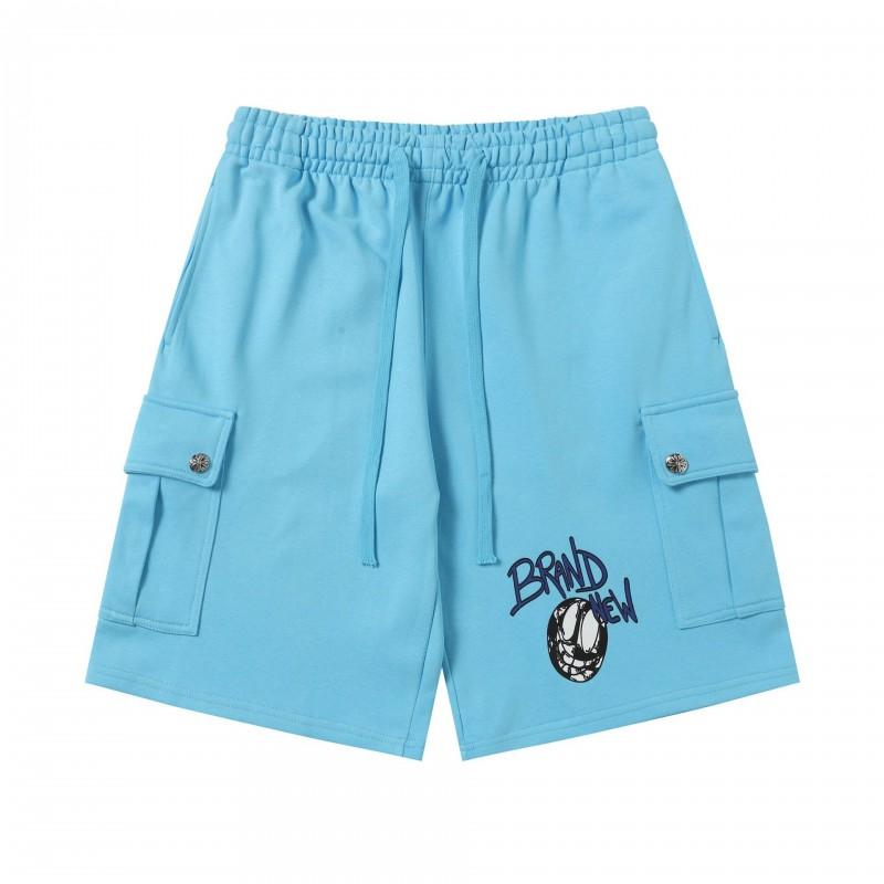 Vintage gewaschene Jeans-Shorts mit Metallakzenten Unisex Straight Fit Punk-Stil Baumwollmischung