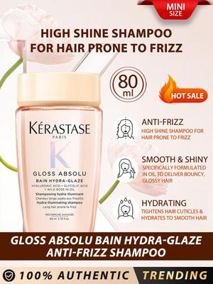 [Mini] Gloss Absolu Bain Hydra-Glaze Elektriklenmeye Karşı Şampuan 80ml
