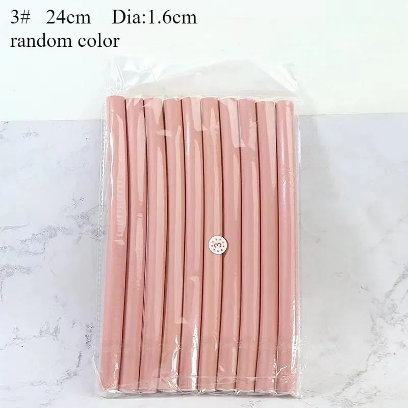 10pcs Flexible Hair Curling Rod Hair Curler Makers Soft Foam Bendy Twist Curls Flexi Rollers Styling Tools Hair Roller No Heat