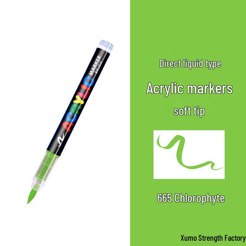 

Versatile Liquid Soft-Tip Markers for Glass, Stone, Plastic, Students, Art, and Doodling
