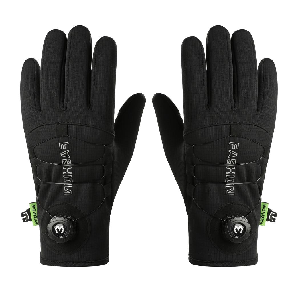 Winter Warm Gloves Men Women Thickened Windproof Waterproof Sports Touchscreen Skiing Cycling Mtb Gloves