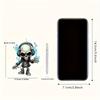 Unique Skull Acrylic Car Ornament - 2D Flat Cartoon Design, Perfect for Car Interior Decoration, 3.15" X 2.165"