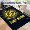 Benutzerdefinierter Teppich mit Aufdruck Borussia Dortmund Rutschfester Bodenbelag Für Wohnzimmer-Dekoration