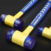 Rubber Hammer Double Face Glazing Window Nylon Hammer Integrated with Round Head Nonslip Handle Hand Tool Accessories